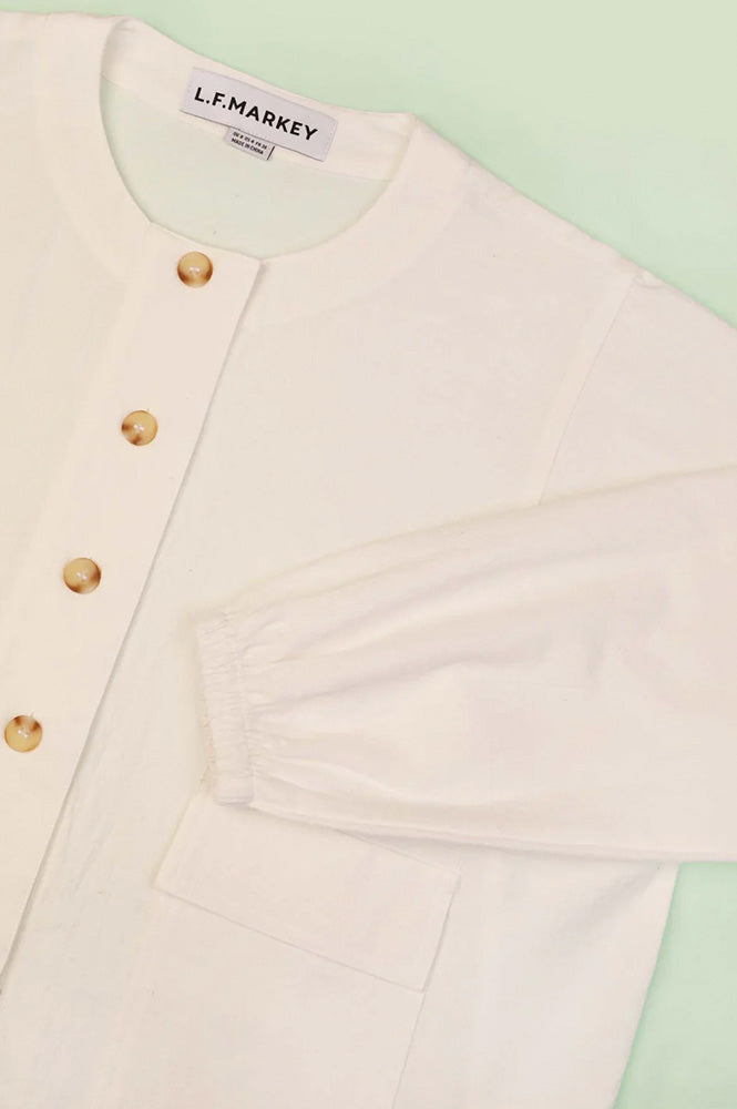 L.F Markey Noel White Top