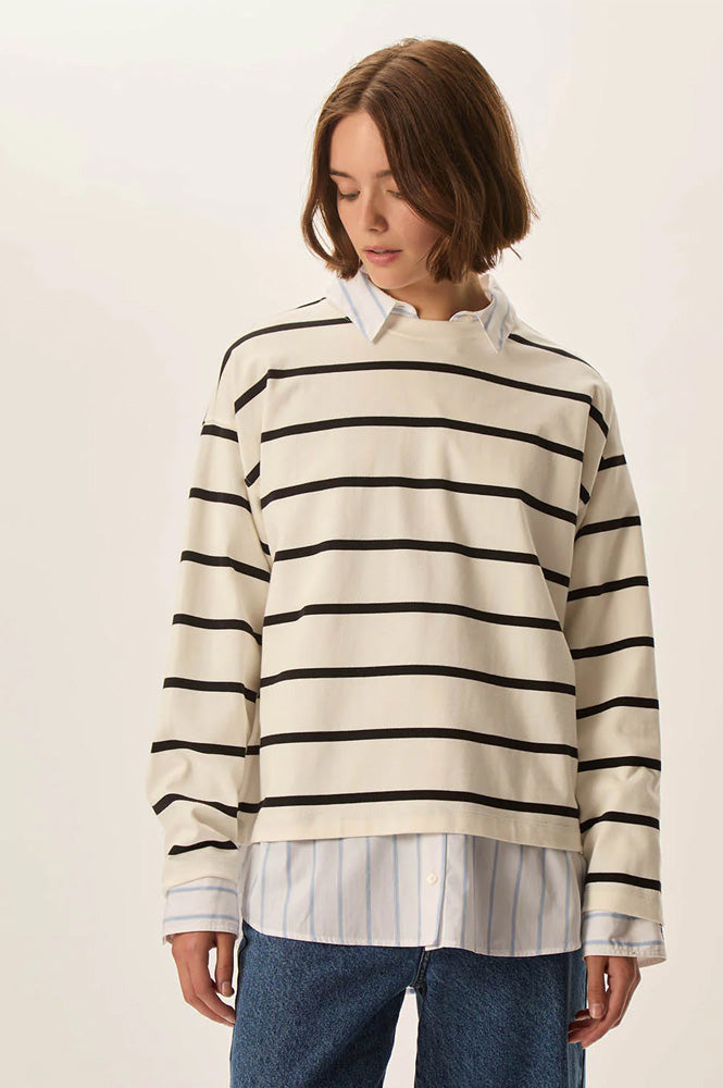 Des Petit Hauts Felizou Striped Sailor Top