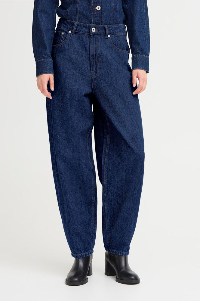 ICHI Berisel Barrel Leg Jeans