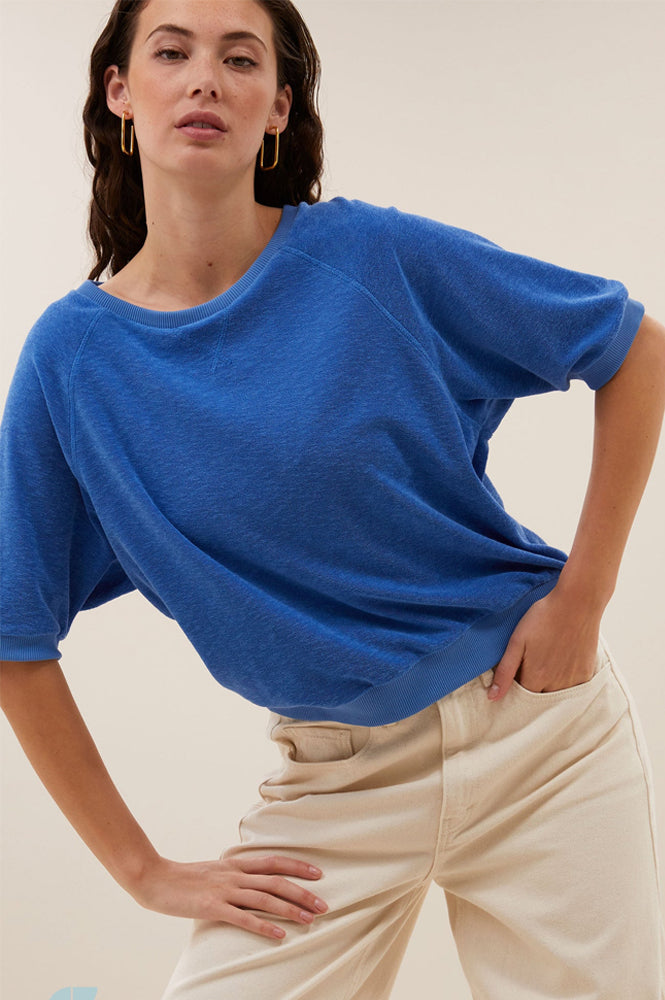 By-Bar Neva Queens Blue Slub Top