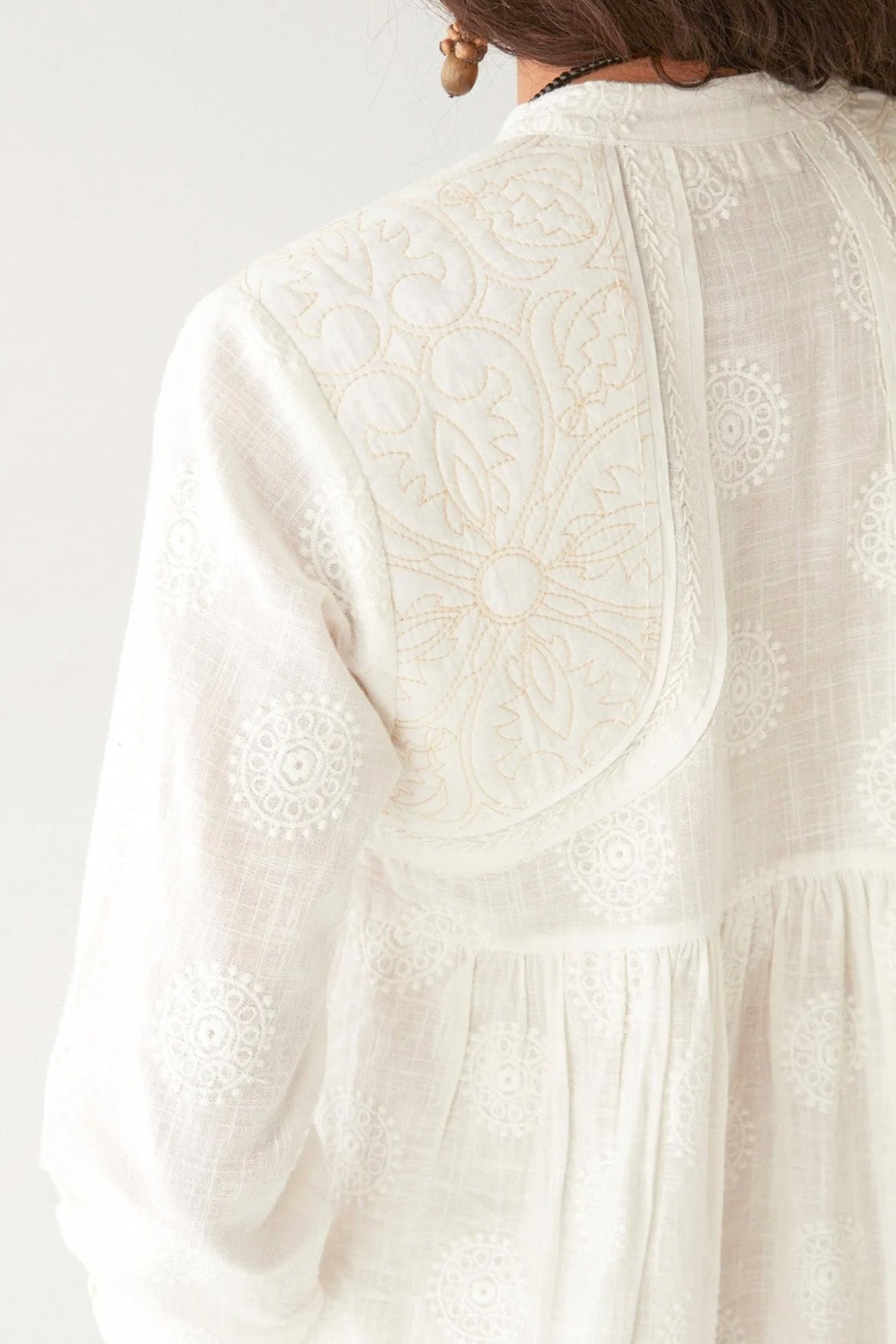 Maison Hotel Ariana Mosaique Ivory Blouse