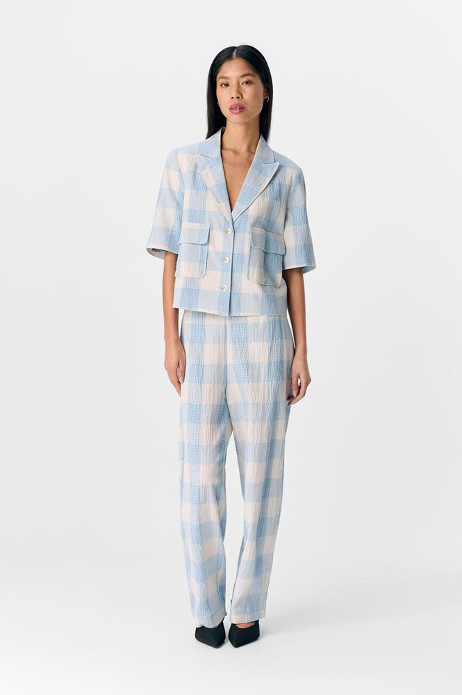 Object Maise Kentucky Blue Check Blazer