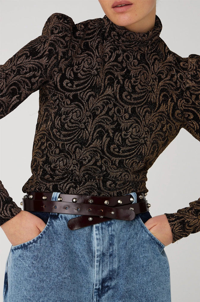 Stella Nova Sparkling Black Jersey Top