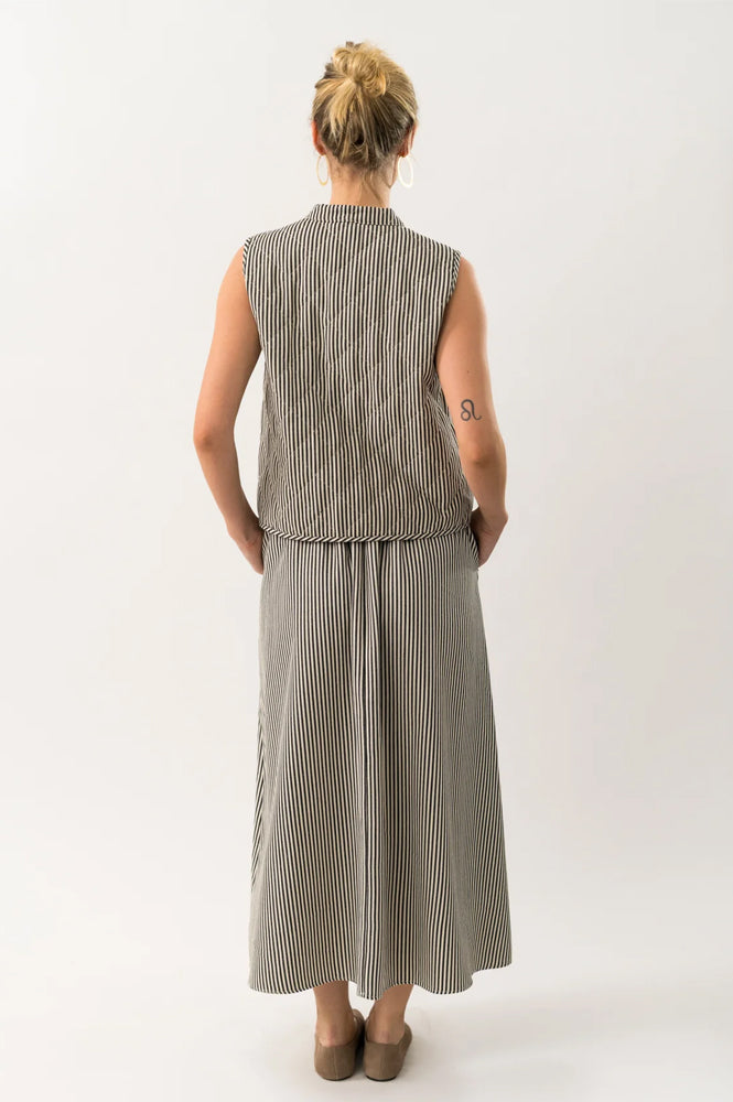 Lolly's Laundry Akane Striped Maxi Skirt