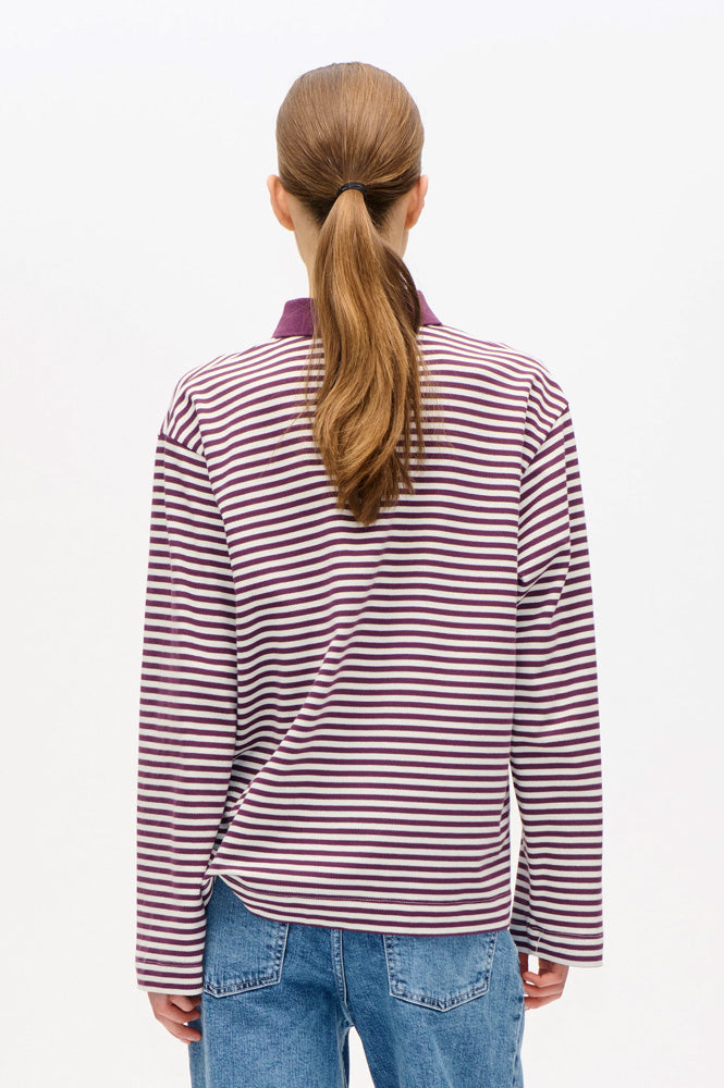 Baum Und Pferdgarten Jeanne Italian Plum Stripe Polo