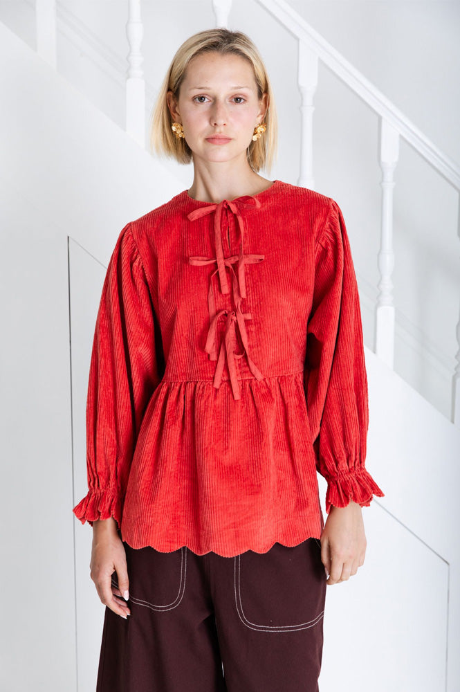 Bonté Addison Rosehip Corduroy Top