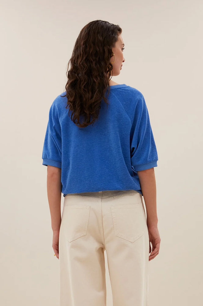 By-Bar Neva Queens Blue Slub Top