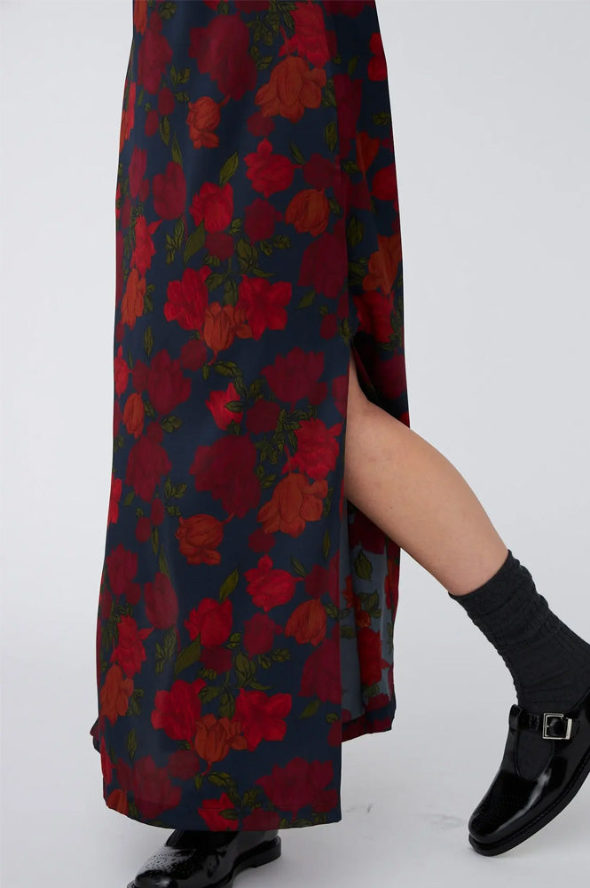 Stella Nova Flower Forest Silk Maxi Dress