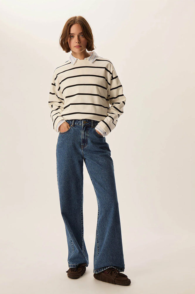 Des Petit Hauts Felizou Striped Sailor Top