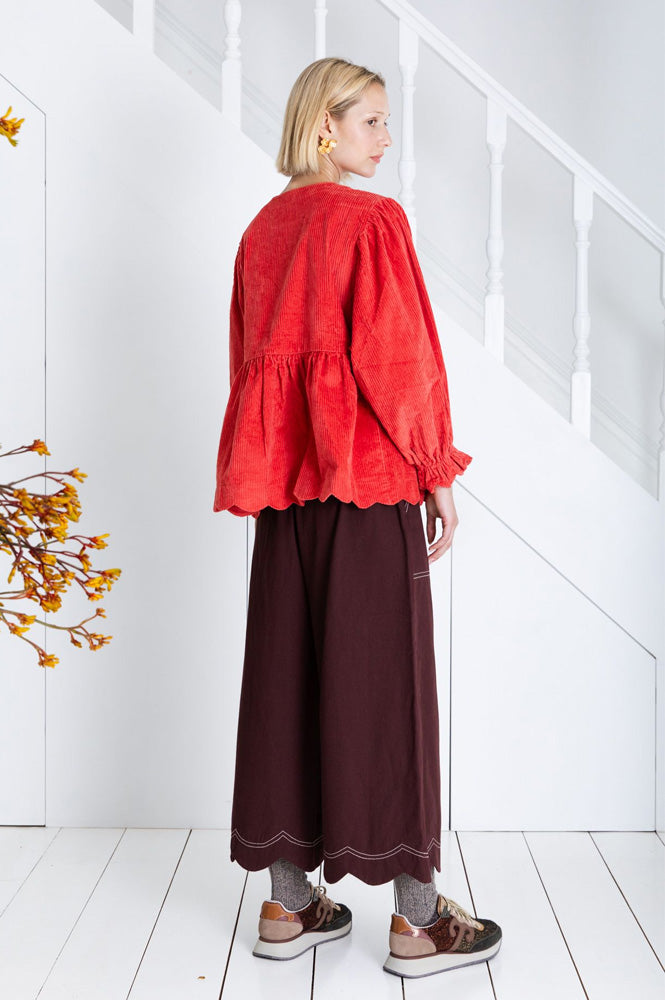 Bonté Addison Rosehip Corduroy Top