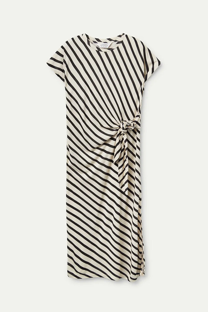 Compania Fantastica Striped Midi Dress