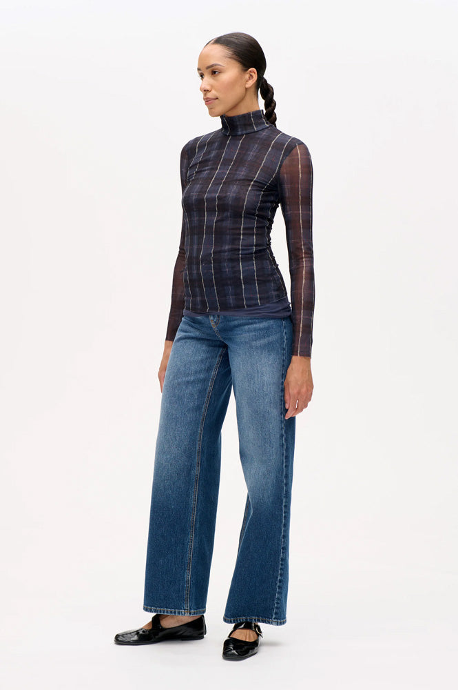 Baum Und Pferdgarten Jodi Navy Check Top