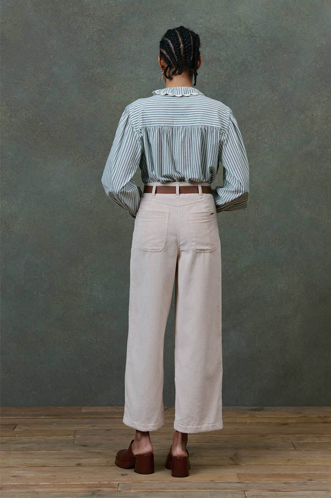 Louise Misha Cora Almond Stripes Blouse