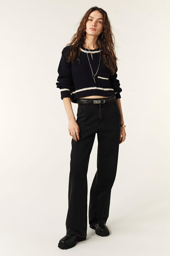 Ba&sh Bota Blue Pullover