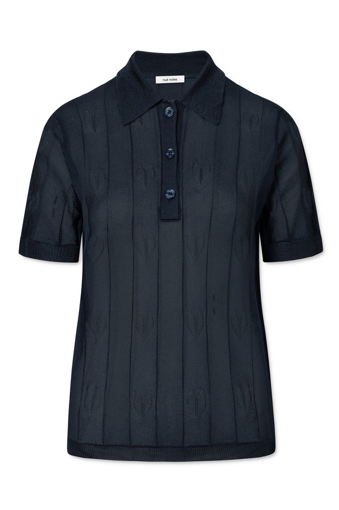 Nué Notes Jed Navy Poloshirt