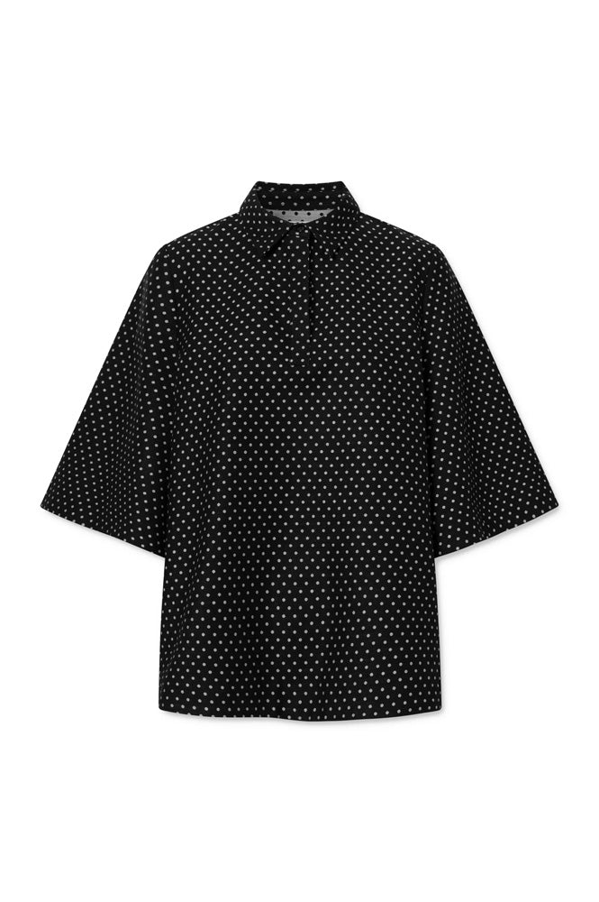 Nué Notes Antibes Black Spot Poloshirt