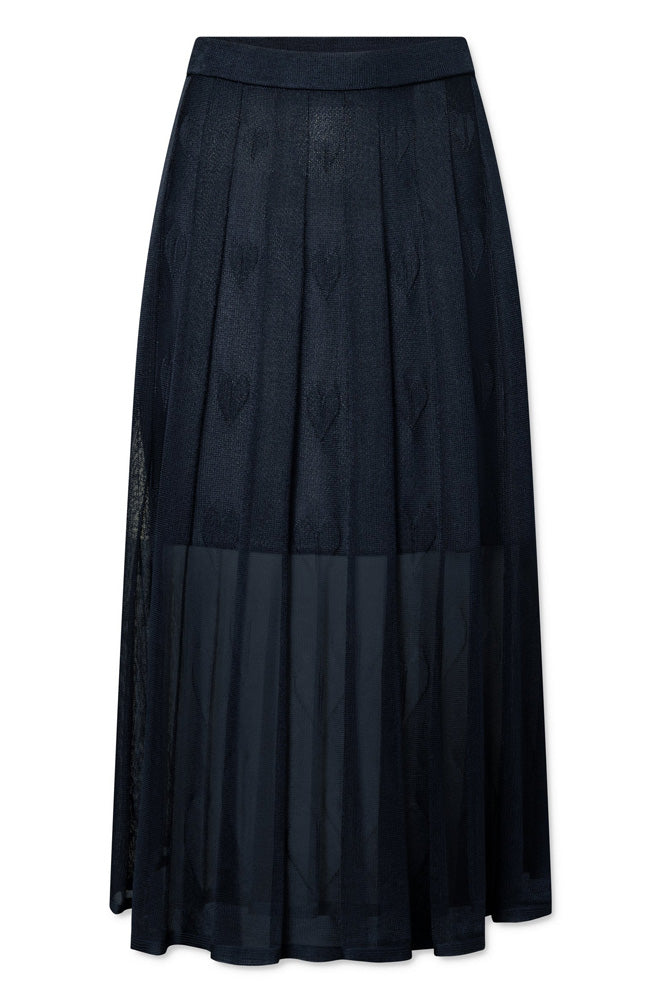 Nué Notes Belgrade Navy Skirt