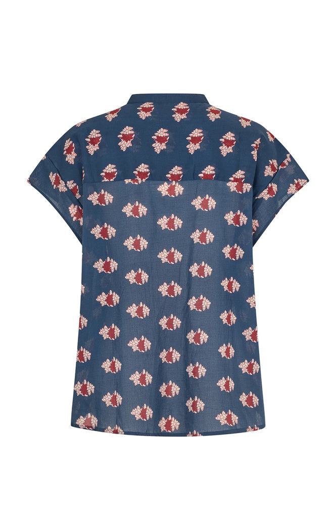 Lolly's Laundry Molly Blue Floral Blouse