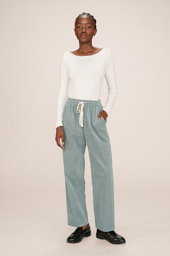 Grace & Mila Liberty Sage Corduroy Trousers