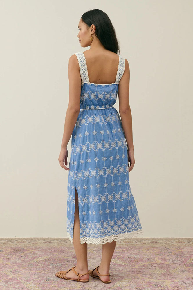 Louise Misha Guanareva Stone Blue Dress