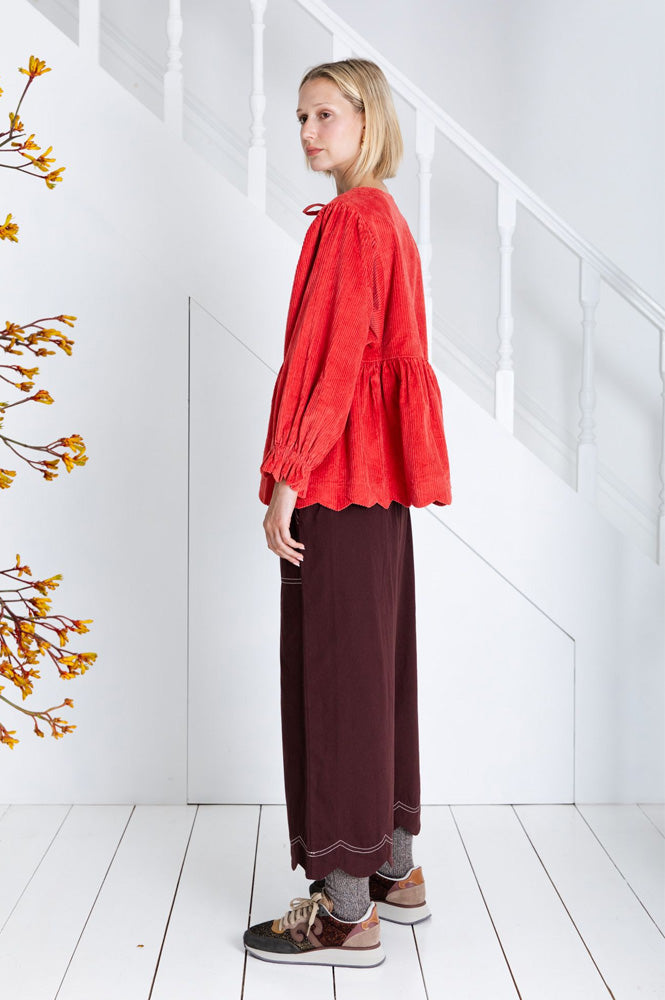 Bonté Addison Rosehip Corduroy Top