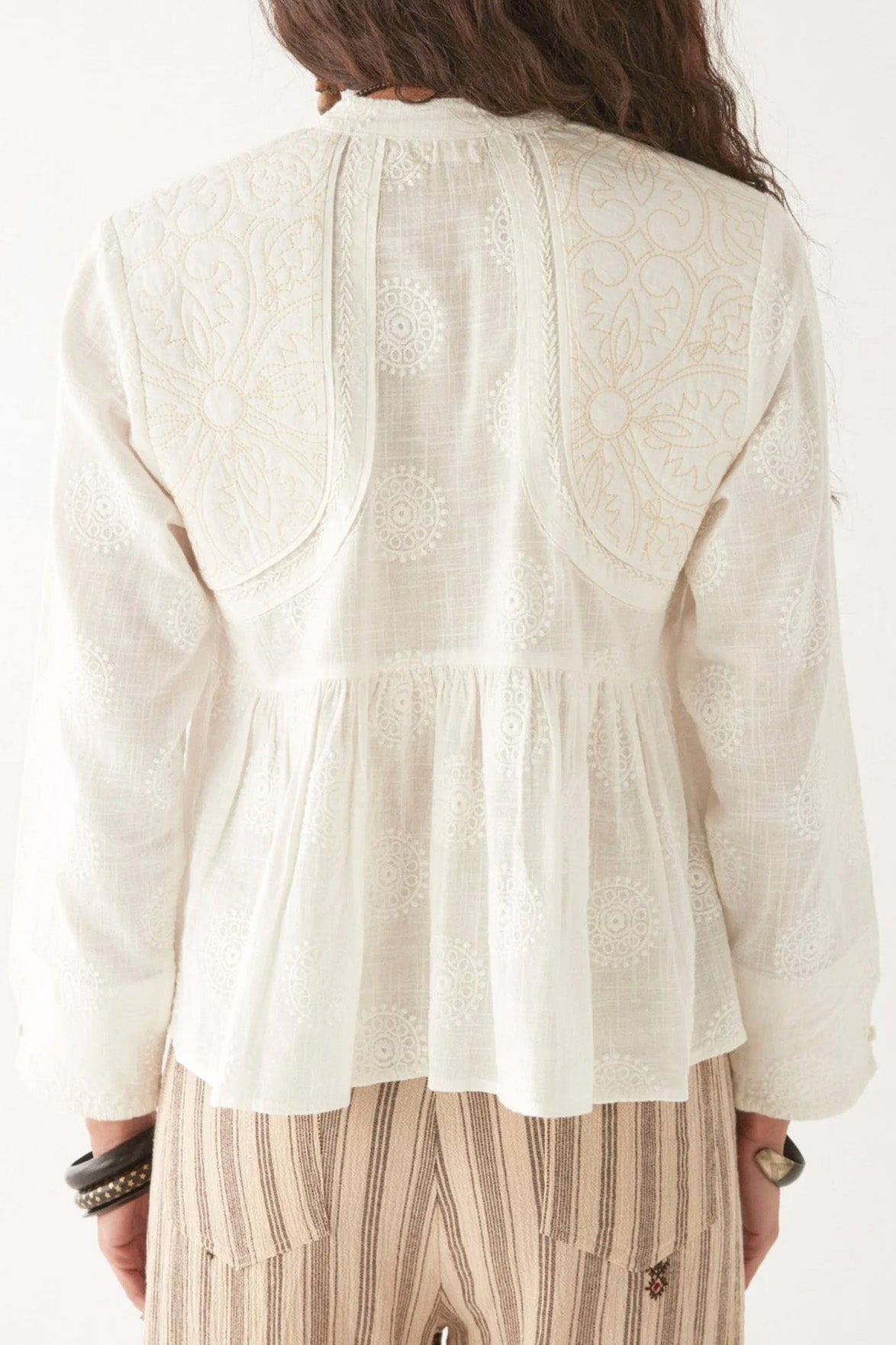 Maison Hotel Ariana Mosaique Ivory Blouse