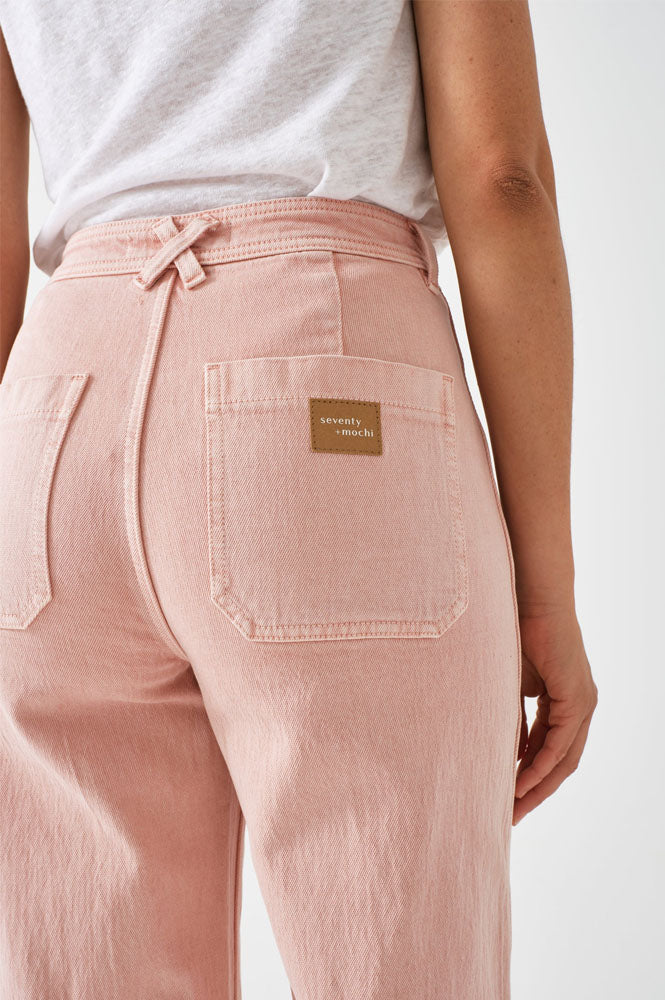 Seventy + Mochi Mabel Patch Pocket Peony Jeans