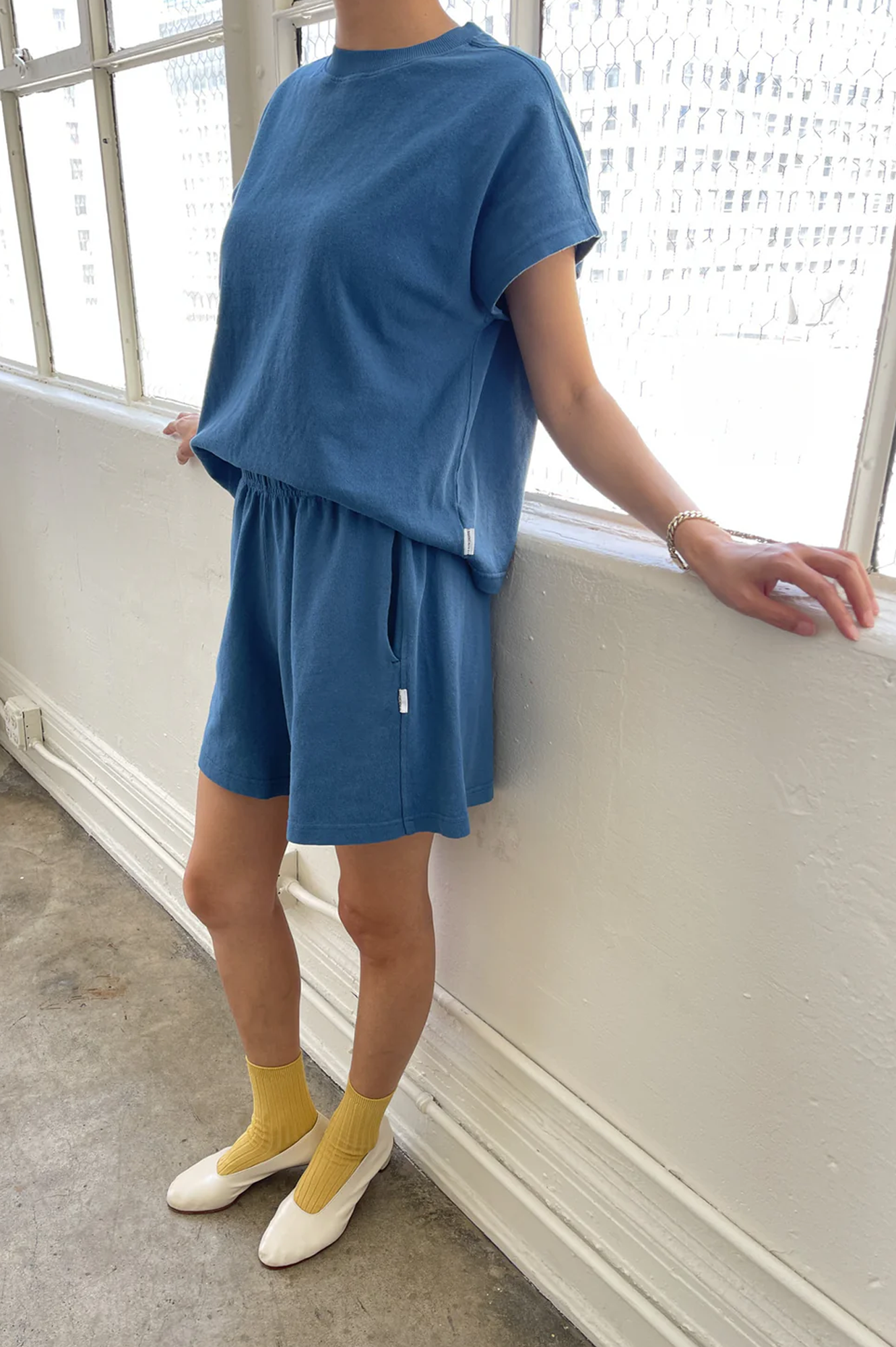 Le Bon Shoppe Flared Basketball Ocean Shorts