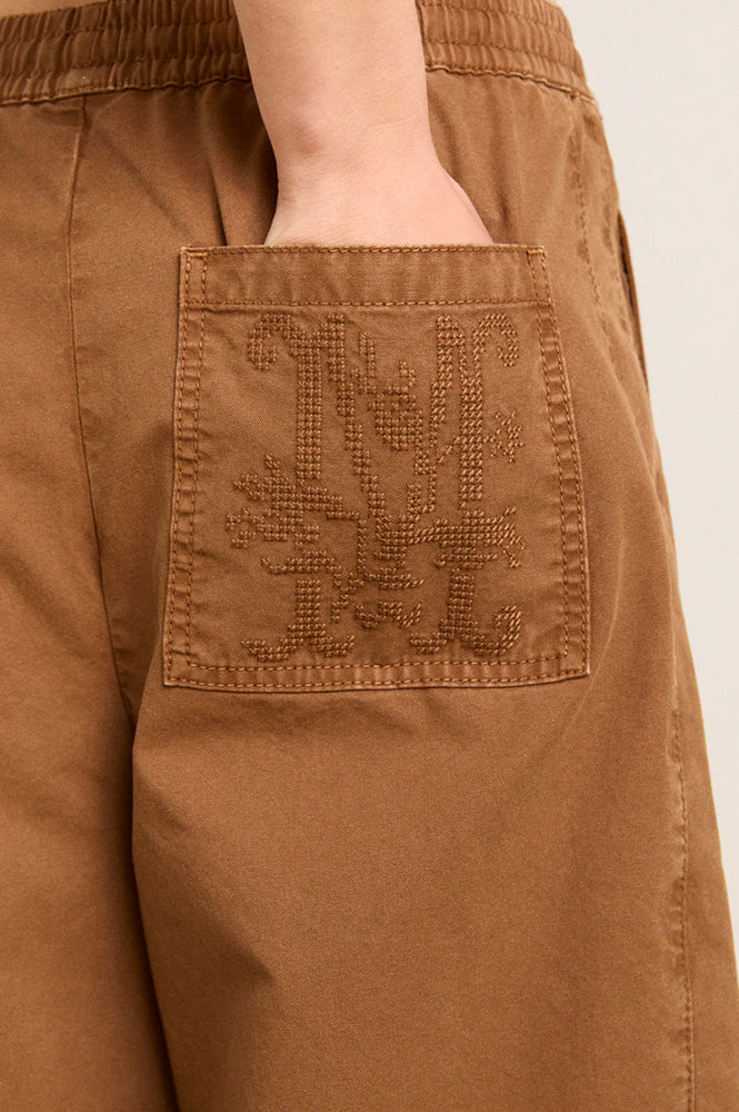 Damson Madder Felix Caramel Trouser