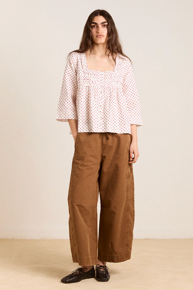 Damson Madder Felix Caramel Trouser