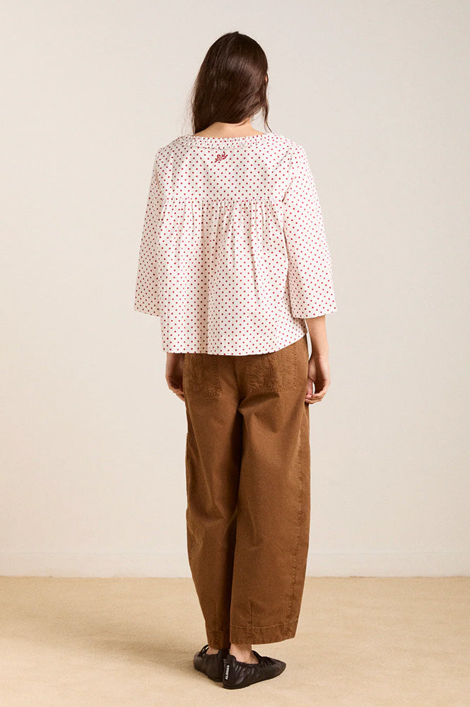 Damson Madder Felix Caramel Trouser