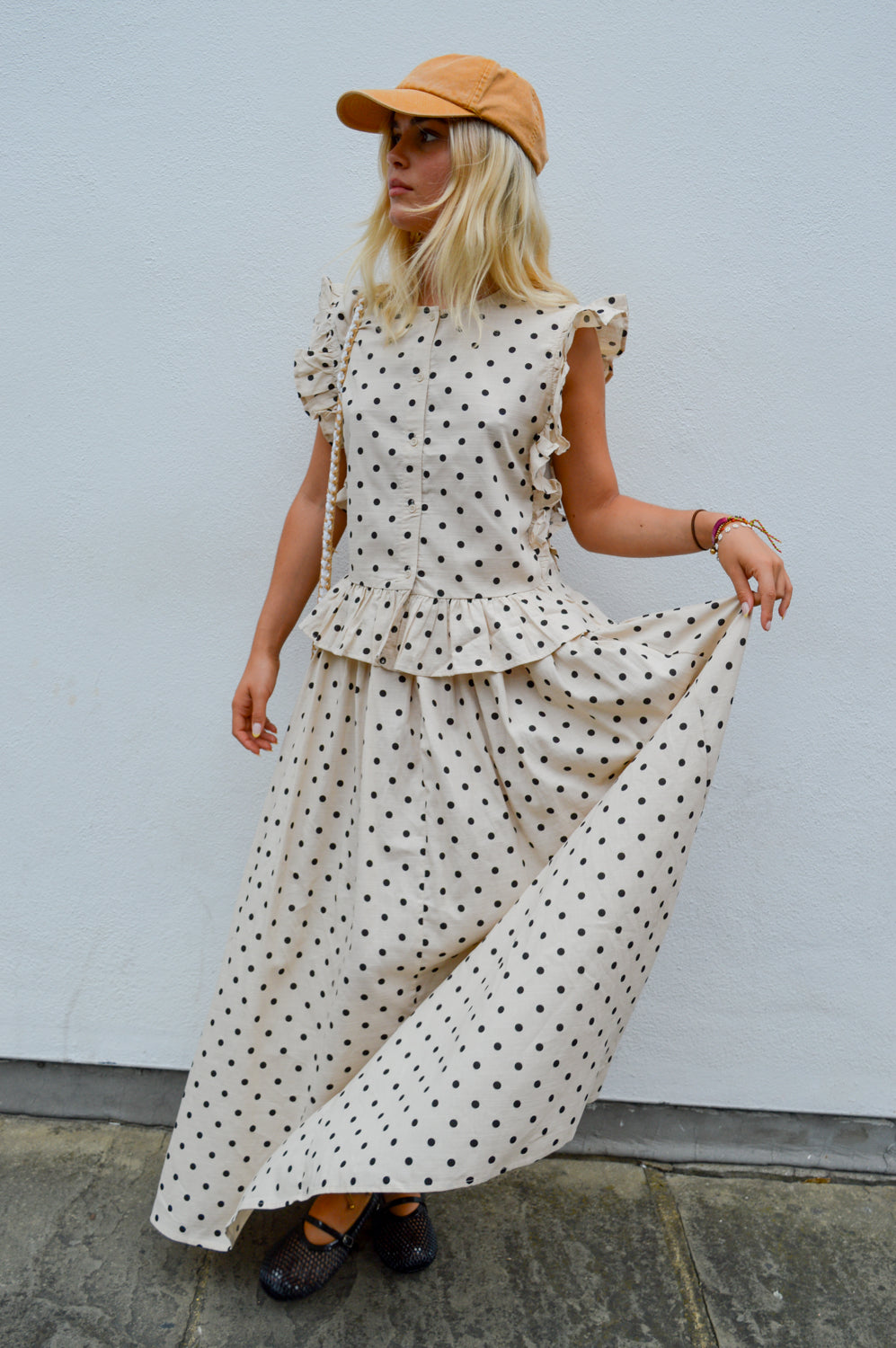 Object Hama Paige Polka Dot Skirt