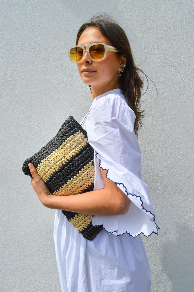 Stella Nova Heart Embroidered White Dress