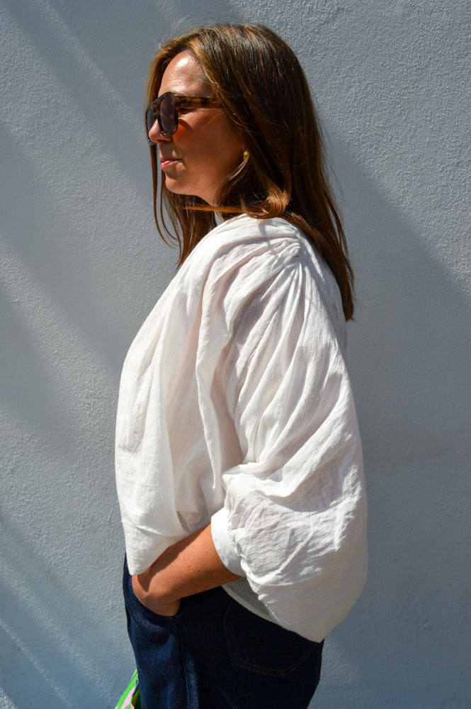 Maison Anana Aurette Cream Blouse