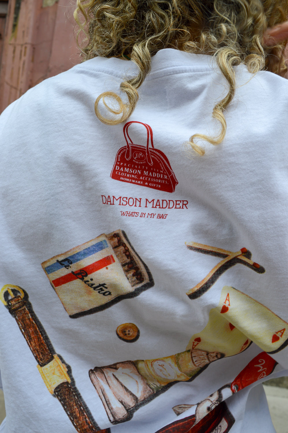 Damson Madder What's In My Bag Long Sleeve Tee