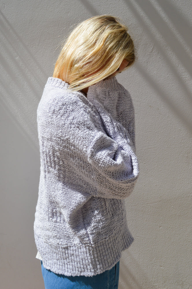 Esmé Studios Lucca Lilac Hint Pullover