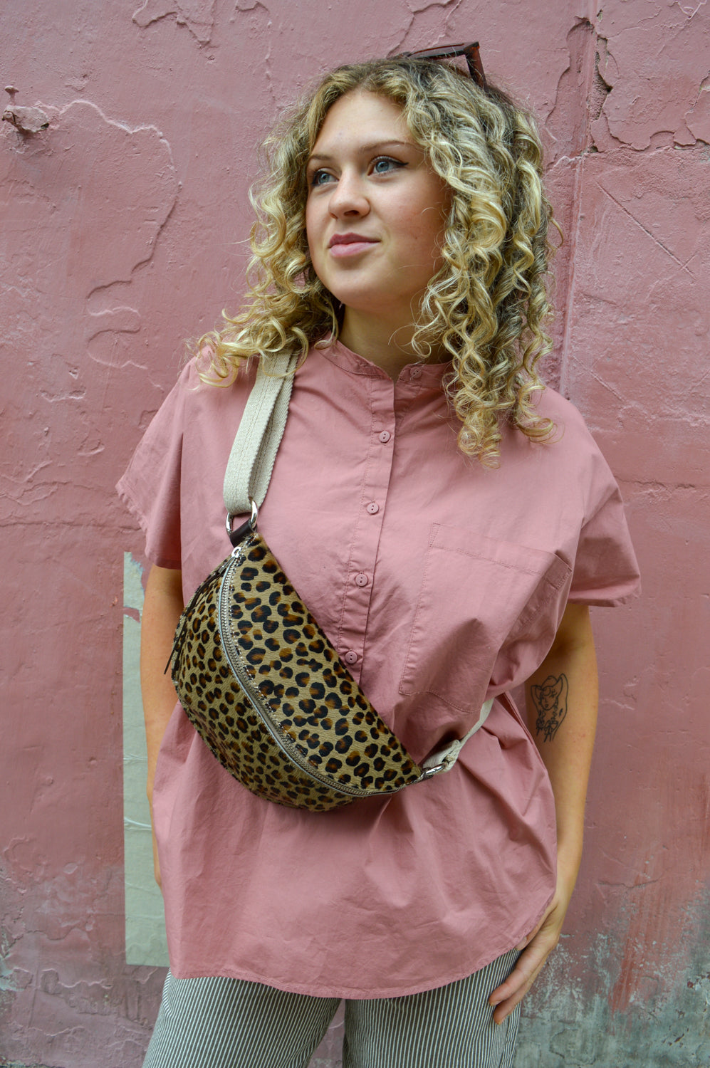 Frau Colombo Ash Rose Top