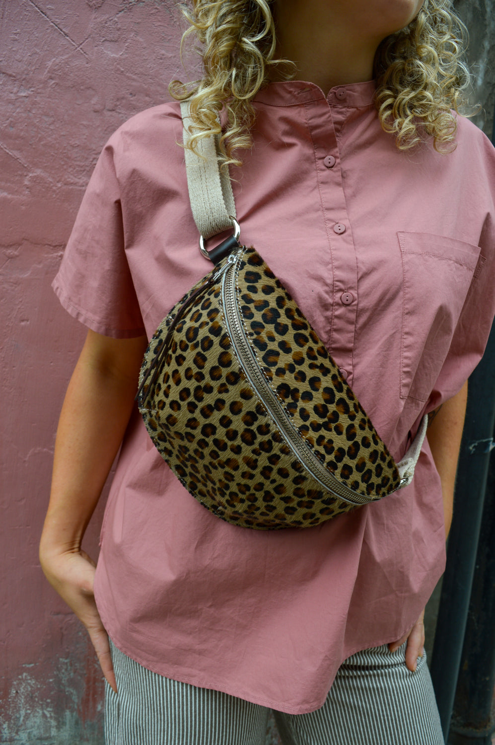 Frau Colombo Ash Rose Top