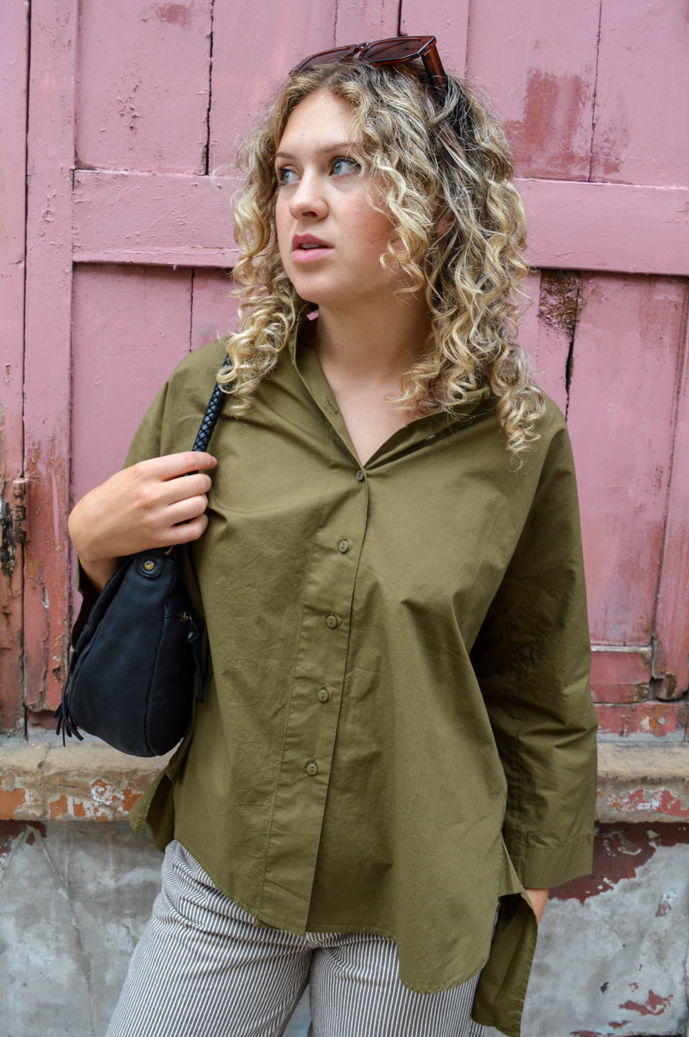 Frau Seoul Military Olive Shirt