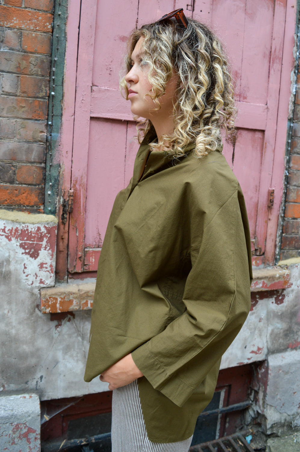 Frau Seoul Military Olive Shirt