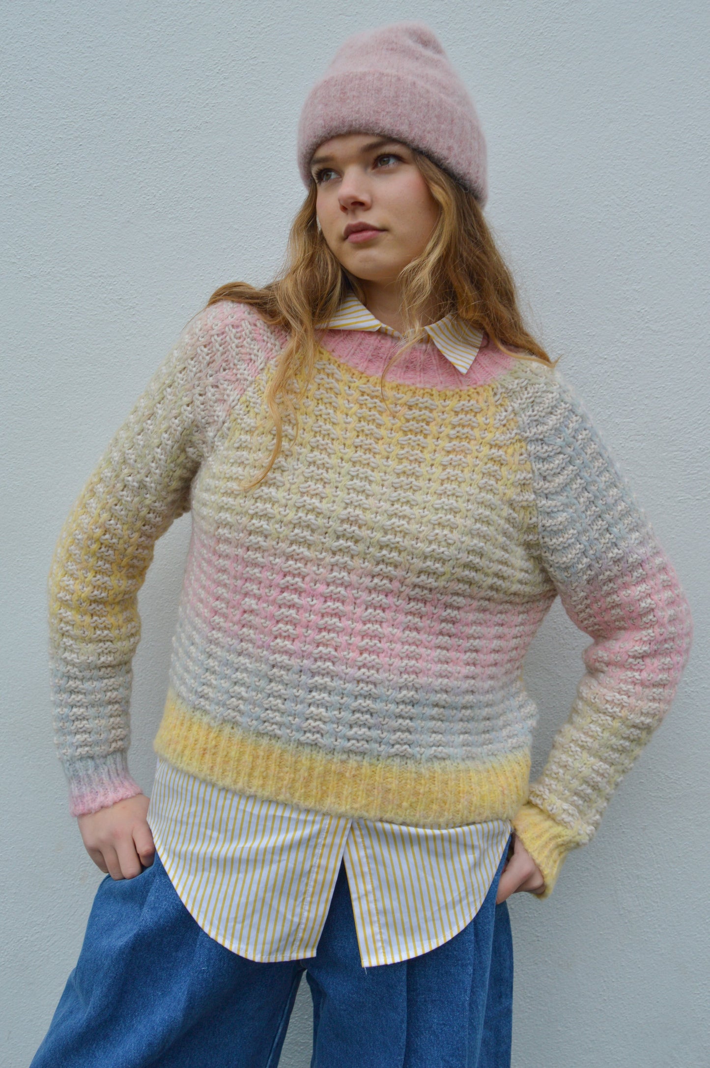 Noella Kadeeja Rainbow Knit Pullover