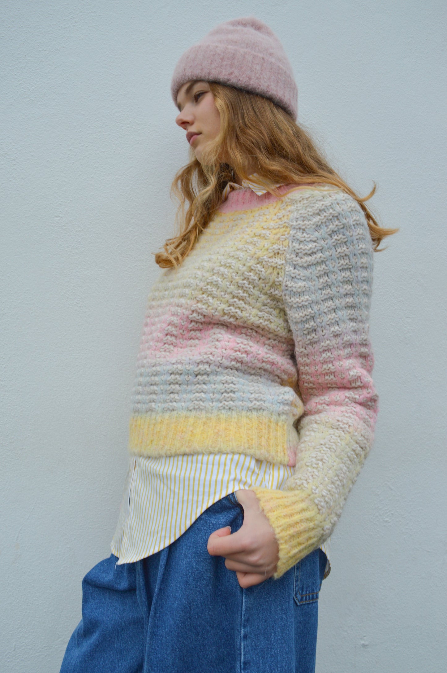 Noella Kadeeja Rainbow Knit Pullover