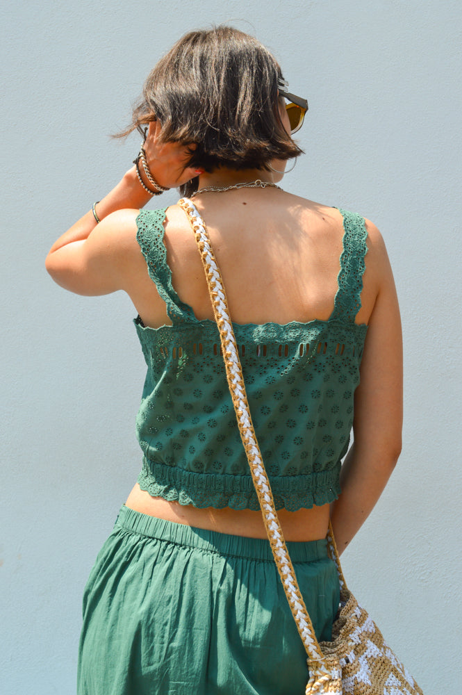 Louise Misha Kivi Tuscan Green Top