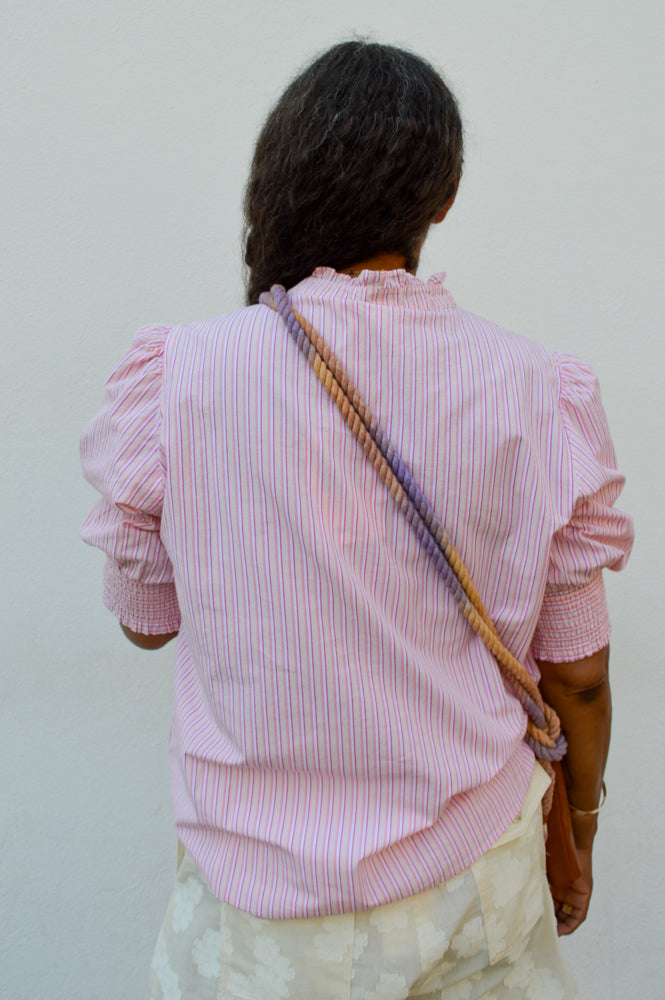 Numph Ulla Blushing Bride Stripe Shirt