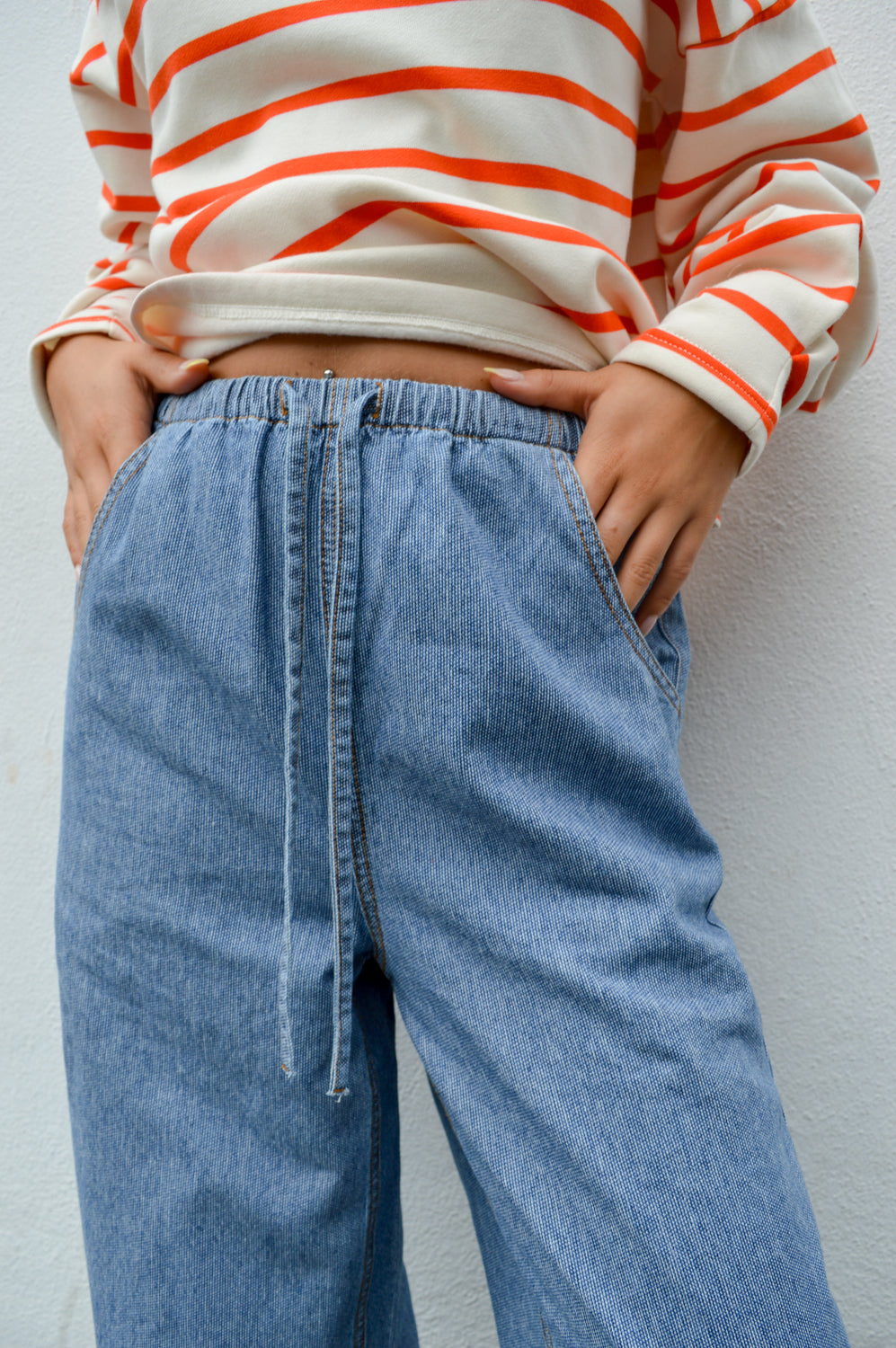 Object Raly Light Blue Denim Pants