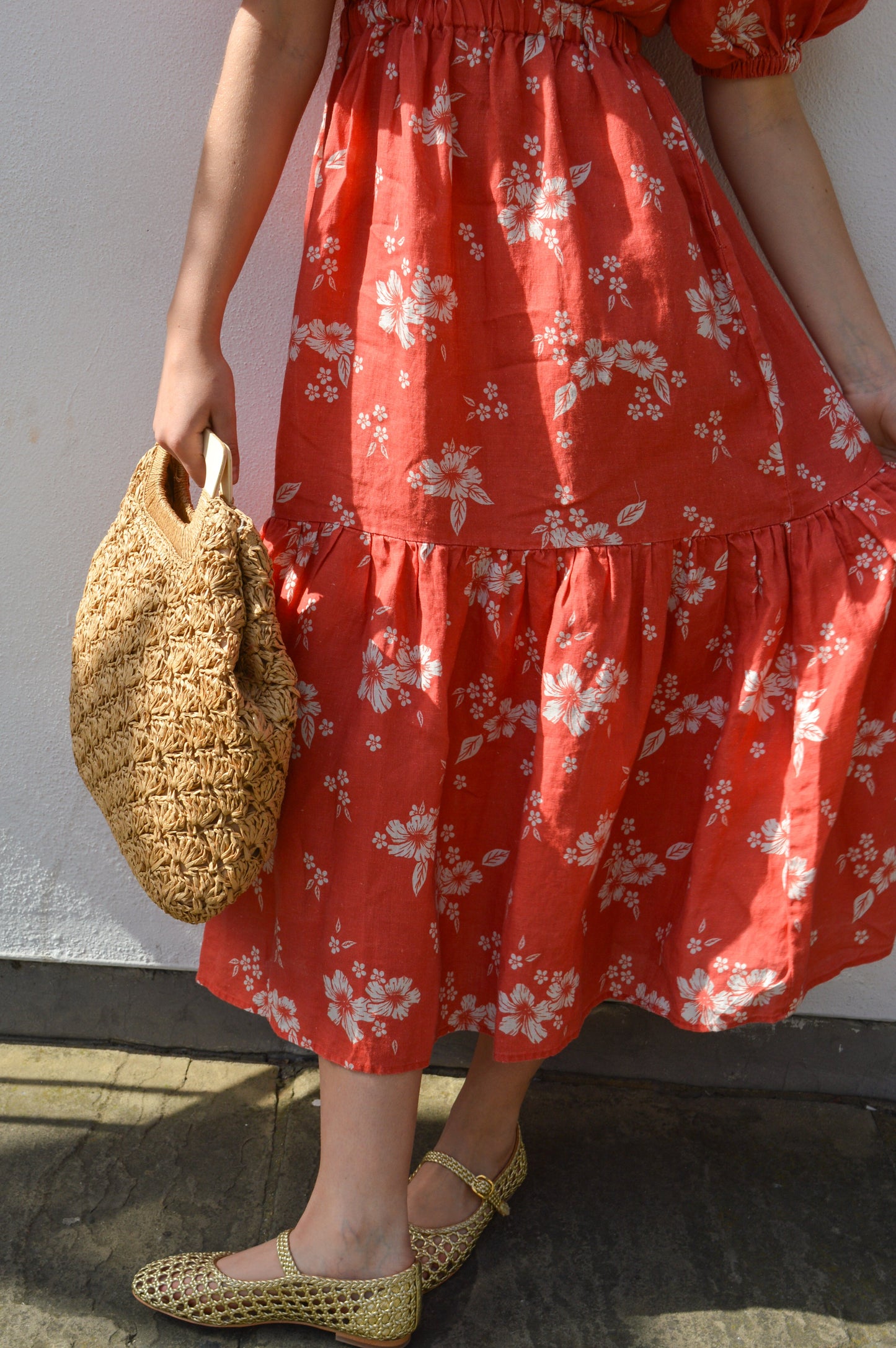 The New Society Nauplia Chilli Beach Flower Dress