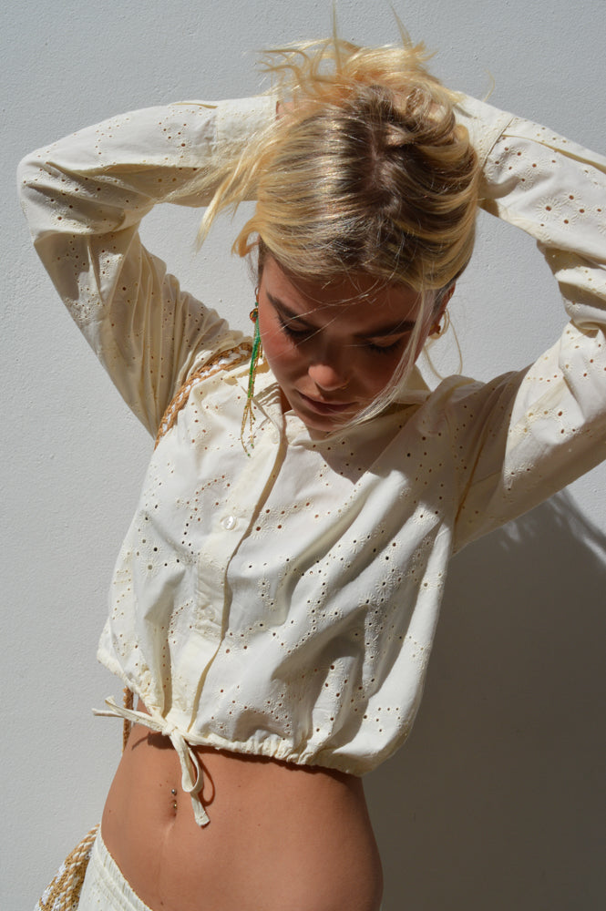 Esmé Studios Leo Buttercream Shirt