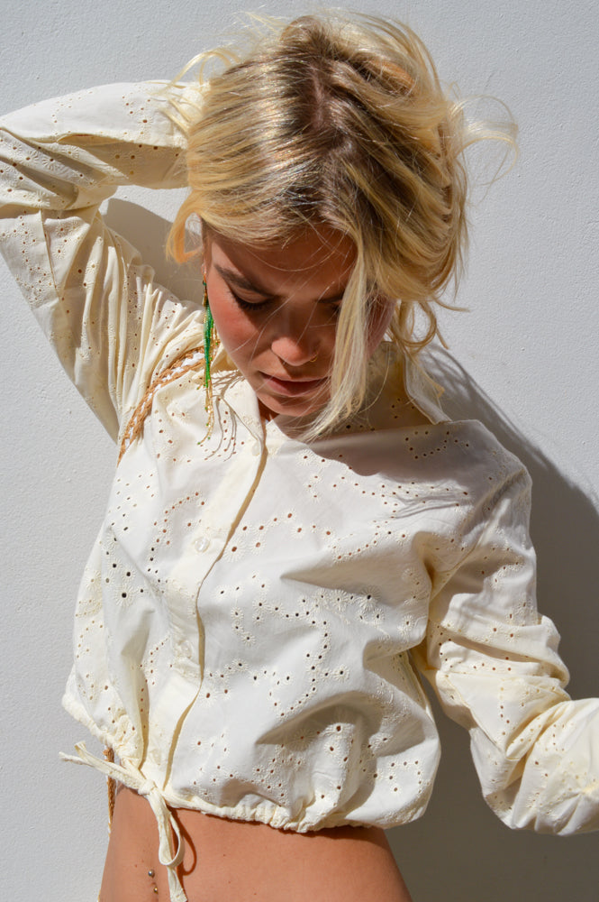 Esmé Studios Leo Buttercream Shirt