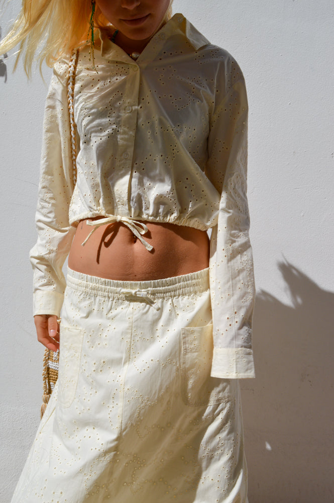 Esmé Studios Leo Buttercream Shirt