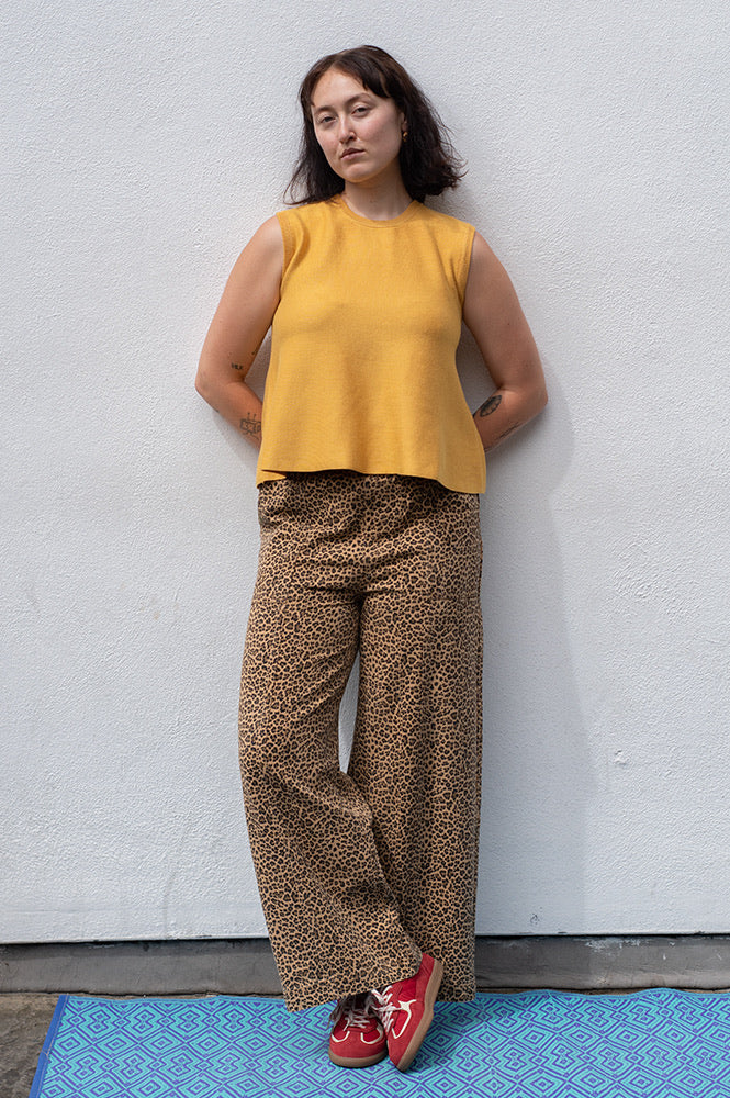 FRNCH Cherin Leopard Trousers